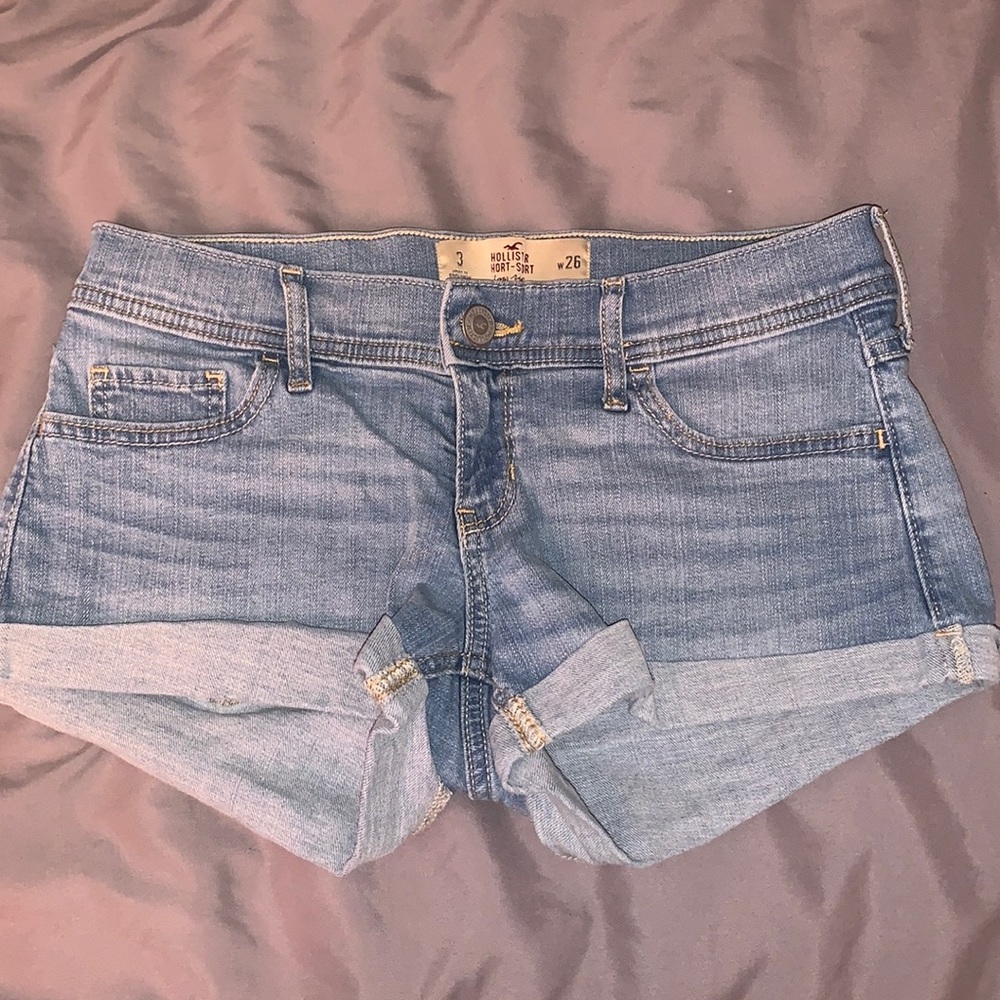 Hollister Light Wash Jean Shorts